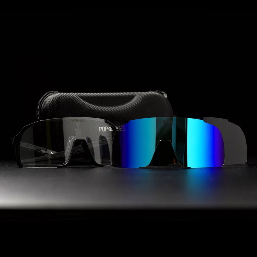 Sonnenbrille EDDY Farbe: Black | Ocean Blue