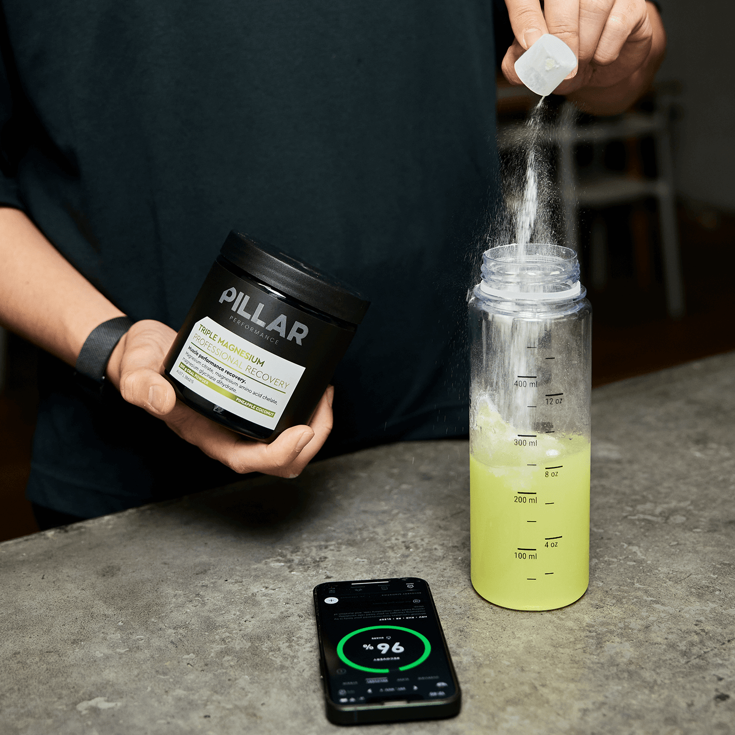 TRIPLE MAGNESIUM PULVER - Ananas-Kokosnuss
