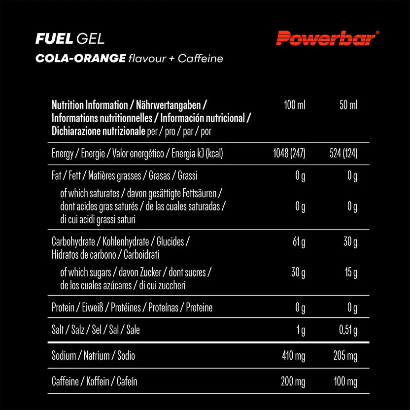 Fuel Gel 30 - Energie Gel - Cola-Orange (inkl. Koffein)