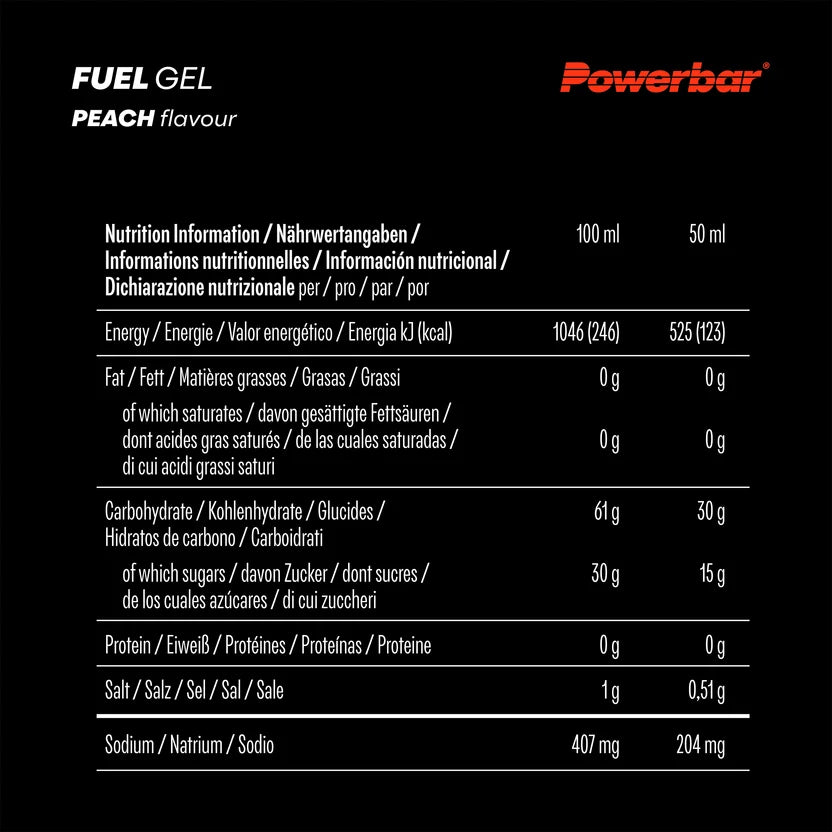 Fuel Gel 30 - Energie Gel - Peach